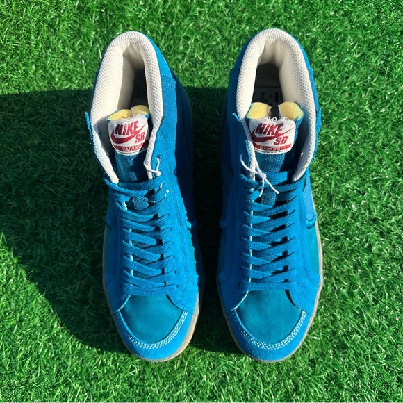 Nike Sb Zoom Blazer Mid Premium Green Abyss - Picture 6 of 12